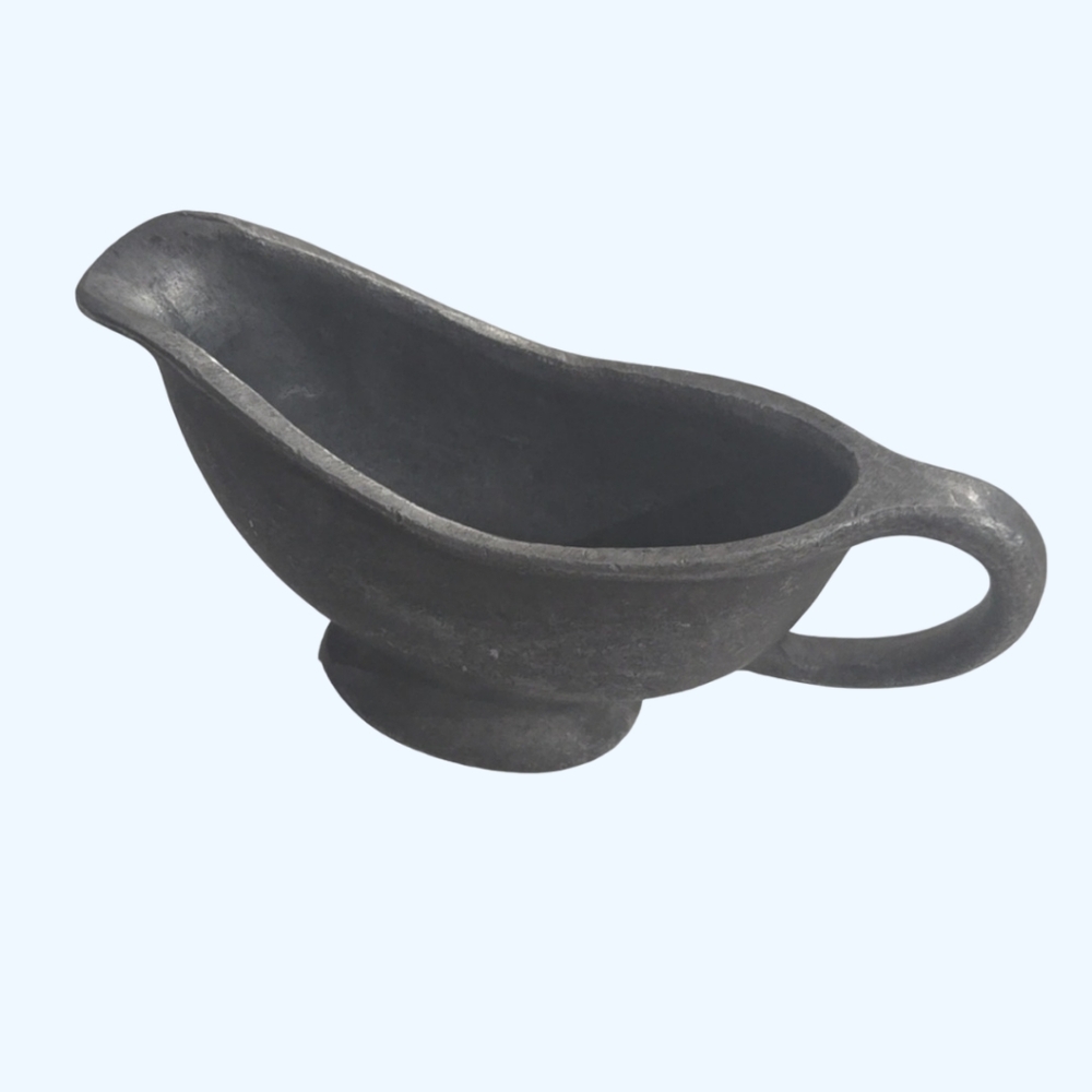 Vintage Pewter Sauce / Gravy Boat Server - Picture 8 of 8